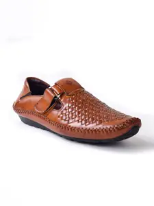 Ajanta Men Tan Shoe-Style Sandals