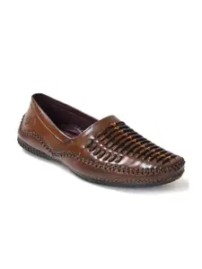 Ajanta Men Brown Shoe-Style Sandals