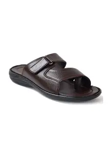 Ajanta Men Brown Comfort Sandals