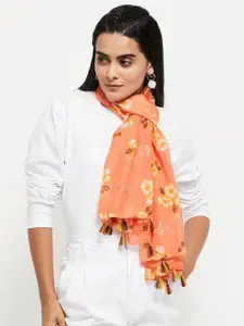 max Women Printed Polyester Scarf
