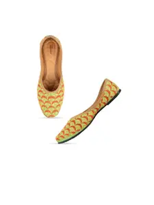 DESI COLOUR Women Ethnic Ballerinas Flats