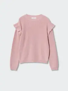 Mango Kids Girls Sustainable Pure Cotton Pullover
