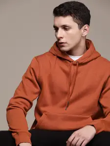 MANGO MAN Sustainable Solid Hooded Sweatshirt