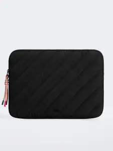 MANGO Women Black Solid Sustainable Laptop Sleeve