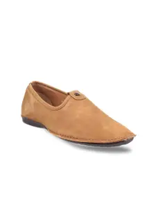 Mochi Men Leather Slip-On Casual Shoes