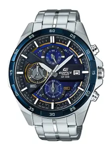 CASIO Men EDifice EFR-556DB-2AVUDF Blue Analog Dial Silver Stainless Steel Band EX362