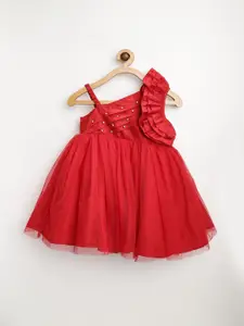 Jelly Jones Red One Shoulder Mini Dress