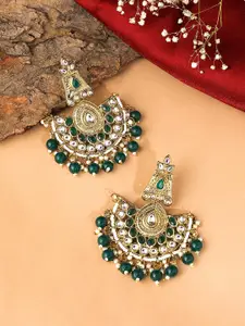 Yellow Chimes Gold Plated Contemporary Chandbalis Earrings