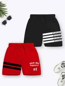 Trampoline Boys Pack of 2 Printed Cotton Shorts