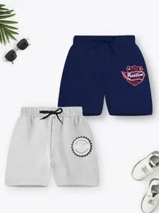 Trampoline Boys Pack of 2 Sports Printed Cotton Shorts