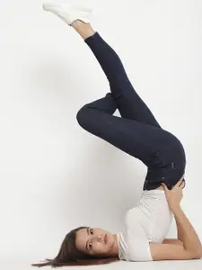 Belliskey Women Blue Super Skinny Fit High-Rise Jeans