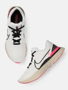Nike Men White REACT INFINITY RUN FK 3 Running Shoes