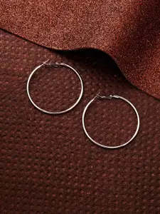 Accessorize London Medium Simple Hoop Earrings
