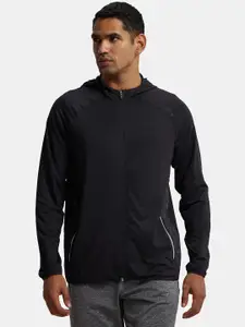 Jockey Men Black Hooded Sweatshirt