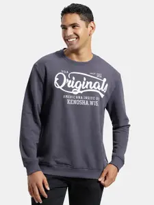 Jockey Combed Cotton Rich French Terry Sweatshirt with Ribbed Cuffs-UM51