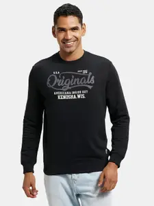 Jockey Combed Cotton Rich French Terry Sweatshirt with Ribbed Cuffs-UM51