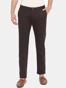 Blackberrys Men Brown Slim Fit Trousers