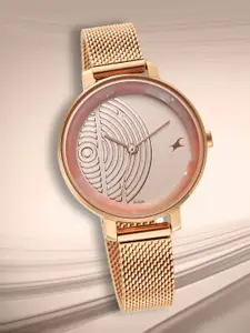 Fastrack Women Stainless Steel Bracelet Style Strap Analogue Watch 6278WM01