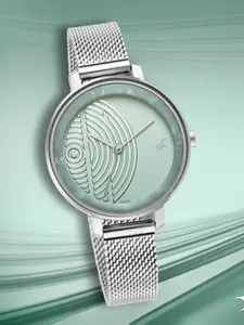 Fastrack Women Stainless Steel Bracelet Style Strap Analogue Watch 6278SM01