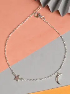 Clara Women 925 Sterling Silver Adjustable Anklet