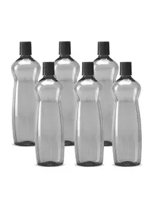 Milton Pacific 1000 Grey Set of 6 BPA Free Leak Proof Pet Water Bottle 1 Ltr each