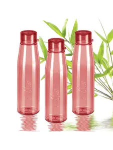 Milton Burgundy Set of 3 BPA Free Ripple 1000 Pet Bottle 946 ml Each