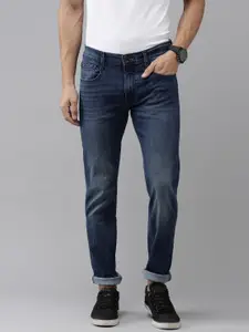 Pepe Jeans Men Vapour Tapered Fit Low-Rise Light Fade Stretchable Jeans