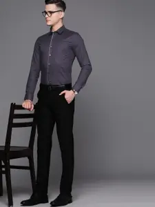 Louis Philippe Men Super Slim Fit Printed Formal Shirt