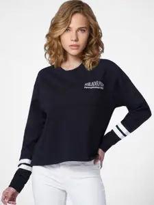 ONLY Women Solid ONLLIZZO LS SWEAT JRS IN Sweatshirt