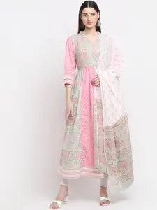KALINI Women Pink Ethnic Dresses