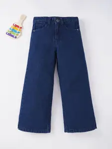 Ed-a-Mamma Girls Blue Stretchable Jeans