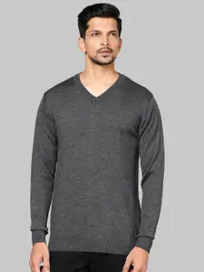 Raymond Men Grey Pullover Sweater