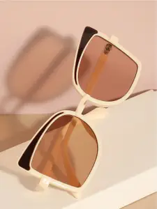 HAUTE SAUCE by  Campus Sutra HAUTE SAUCE by Campus Sutra Women Butterfly Sunglasses with Polarised Lens