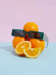 HAUTE SAUCE by  Campus Sutra HAUTE SAUCE by Campus Sutra Women Rectangle Sunglasses with Polarised Lens