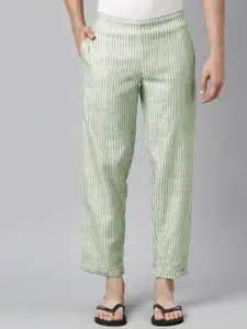 Ecentric Men Striped Sustainable Hemp Sustainable Lounge Pants