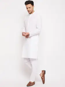 VASTRAMAY Men Regular Pure Cotton Kurta with Pyjamas