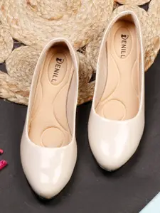 Denill Women Cream-Coloured Ballerinas Flats