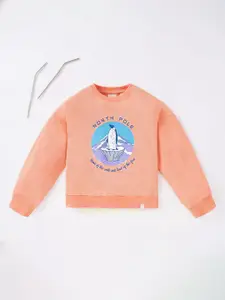 Ed-a-Mamma Girls Printed Sweatshirt