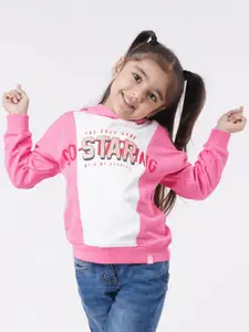 Ed-a-Mamma Girls Printed Hooded Sweatshirt