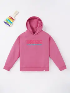 Ed-a-Mamma Girls Printed Hooded Sweatshirt