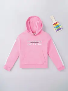 Ed-a-Mamma Girls Printed Hooded Sweatshirt