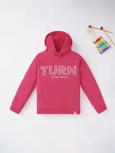 Ed-a-Mamma Girls Printed Hooded Sweatshirt