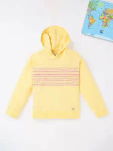 Ed-a-Mamma Girls Printed Hooded Sweatshirt