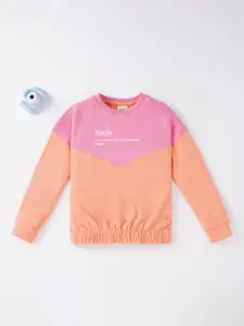 Ed-a-Mamma Girls Colourblocked Sweatshirt