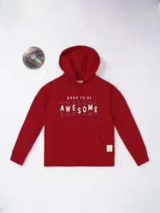 Ed-a-Mamma Boys Printed Hooded Sweatshirt