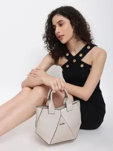 KLEIO Women Geometrical Shape Satchel Hand Bag