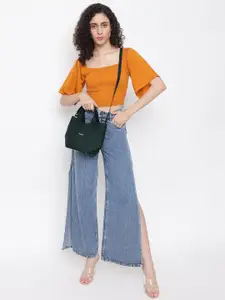 KLEIO Geometrical Shape Satchel Hand Bag