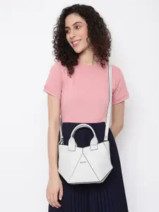 KLEIO Geometrical Shape Satchel Hand Bag