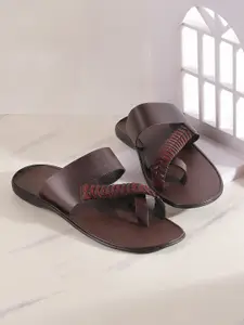 Mochi Men Leather Slip-On Comfort Sandals