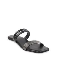 Mochi Women Open Toe Flats